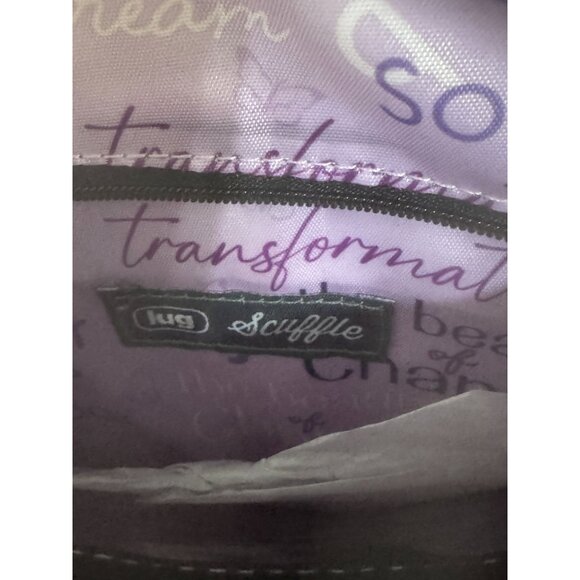 LUG Scuffle Pleated Crossbody Bag - NWT Watercolor Butterflies color - Picture 6 of 6